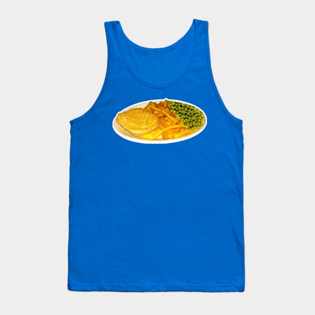 Upside Down Peas Chippy Meme Tank Top by DankFutura